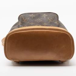 Pre Owned حقيبة ظهر لوي فيتون مونتسوريس كانفاس مونوغرامي صغيرة