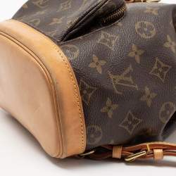 Pre Owned حقيبة ظهر لوي فيتون مونتسوريس كانفاس مونوغرامي صغيرة