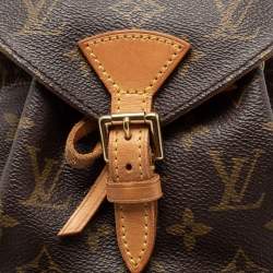 Pre Owned حقيبة ظهر لوي فيتون مونتسوريس كانفاس مونوغرامي صغيرة