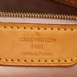 Pre Owned Louis Vuitton Blanc Corail Monogram Vernis Brea MM Bag
