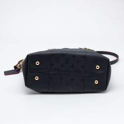 Pre Owned Louis Vuitton Marine/Rouge Monogram Empreinte Leather Melie Bag