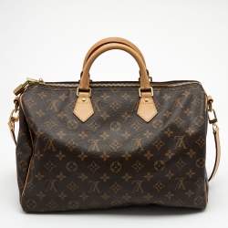 Pre Owned Louis Vuitton Monogram Canvas Speedy Bandouliere 35 Bag