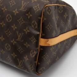 Pre Owned Louis Vuitton Monogram Canvas Speedy Bandouliere 35 Bag