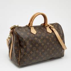 Pre Owned Louis Vuitton Monogram Canvas Speedy Bandouliere 35 Bag