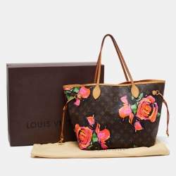 Louis Vuitton Monogram Canvas Limited Edition Stephen Sprouse Roses Neverfull MM Bag