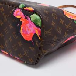 Louis Vuitton Monogram Canvas Limited Edition Stephen Sprouse Roses Neverfull MM Bag