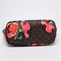 Louis Vuitton Monogram Canvas Limited Edition Stephen Sprouse Roses Neverfull MM Bag