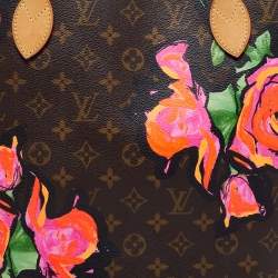 Louis Vuitton Monogram Canvas Limited Edition Stephen Sprouse Roses Neverfull MM Bag