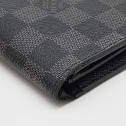 مملوكة مسبقًا Louis Vuitton Damier Graphite Canvas Brazza Wallet
