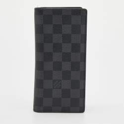 مملوكة مسبقًا Louis Vuitton Damier Graphite Canvas Brazza Wallet