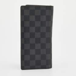 مملوكة مسبقًا Louis Vuitton Damier Graphite Canvas Brazza Wallet