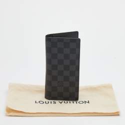 مملوكة مسبقًا Louis Vuitton Damier Graphite Canvas Brazza Wallet
