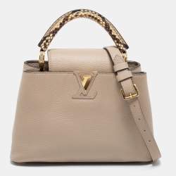 Pre Owned حقيبة لوي فيتون كابوسينس بي بي جلد ثعبان وغاليت توريلون