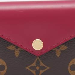 مملوكة مسبقًا Louis Vuitton Fuchsia Monogram Canvas and Leather Zoe Wallet