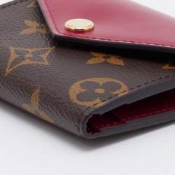 مملوكة مسبقًا Louis Vuitton Fuchsia Monogram Canvas and Leather Zoe Wallet