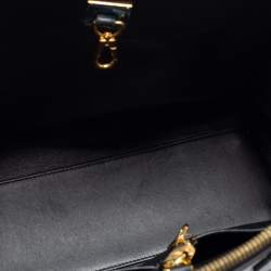 مملوكة مسبقًا Louis Vuitton Black Leather City Steamer MM Bag