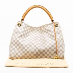 Pre Owned Louis Vuitton Damier Azur Canvas Artsy MM Bag