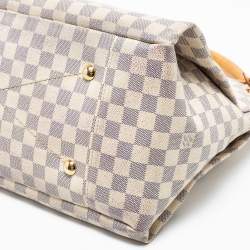 Pre Owned Louis Vuitton Damier Azur Canvas Artsy MM Bag