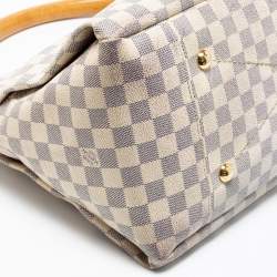 Pre Owned Louis Vuitton Damier Azur Canvas Artsy MM Bag