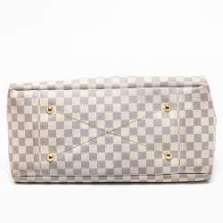 Pre Owned Louis Vuitton Damier Azur Canvas Artsy MM Bag