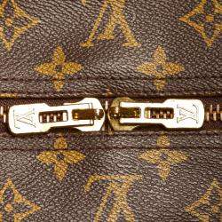 Pre Owned Louis Vuitton Brown Monogram Keepall 60 Bag