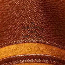 Pre Owned Louis Vuitton Brown Monogram Musette Tango Short Strap