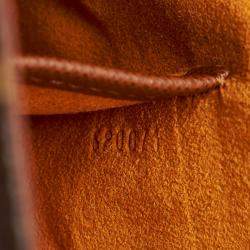 Pre Owned Louis Vuitton Brown Monogram Musette Tango Short Strap