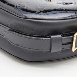 Pre Owned Louis Vuitton Black Vernis and Leather Boite Chapeau Souple MM Bag