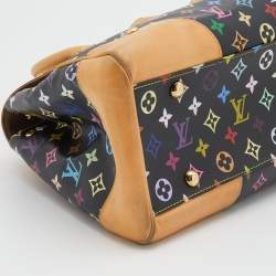 Louis Vuitton Black Monogram Multicolore Canvas Beverly GM Bag