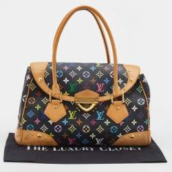 Louis Vuitton Black Monogram Multicolore Canvas Beverly GM Bag