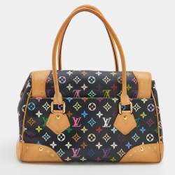 Louis Vuitton Black Monogram Multicolore Canvas Beverly GM Bag