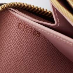 Pre Owned Louis Vuitton Damier Ebene Canvas Zippy Wallet