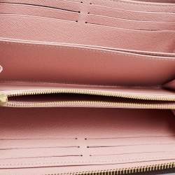 Pre Owned Louis Vuitton Damier Ebene Canvas Zippy Wallet