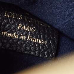 Louis Vuitton Black Monogram Giant Empreinte Leather Neverfull MM Bag