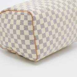 Pre Owned Louis Vuitton Damier Azur Canvas Speedy 30 Bag