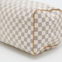 Pre Owned Louis Vuitton Damier Azur Canvas Speedy 30 Bag