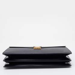 Pre Owned Louis Vuitton Black Epi Leather Serviette Conseiller Business Briefcase