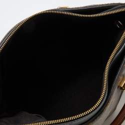 Pre Owned Louis Vuitton Black/Brown Monogram Canvas Pallas MM Bag