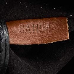 Pre Owned Louis Vuitton Black/Brown Monogram Canvas Pallas MM Bag