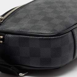 Pre Owned Louis Vuitton Damier Graphite Canvas Ambler Fanny Pack