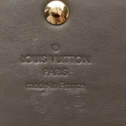 Louis Vuitton Gris Art Deco Monogram Vernis Sarah Wallet