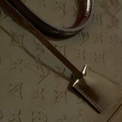 Pre Owned حقيبة لوي فيتون ألما فيرنيه مونوغرامي برونزي أخضر GM