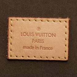 Pre Owned حقيبة لوي فيتون ألما فيرنيه مونوغرامي برونزي أخضر GM