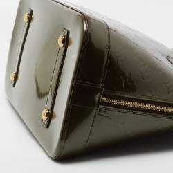 Pre Owned حقيبة لوي فيتون ألما فيرنيه مونوغرامي برونزي أخضر GM