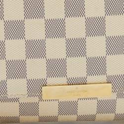 Pre Owned Louis Vuitton Damier Azur Canvas Favorite MM Bag