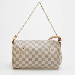 Pre Owned Louis Vuitton Damier Azur Canvas Favorite MM Bag