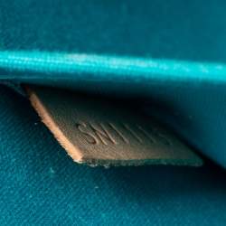 Pre Owned Louis Vuitton Bleu Lagon Monogram Vernis Alma BB Bag