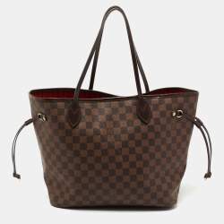 Louis Vuitton Damier Ebene Canvas Neverfull MM Tote Bag