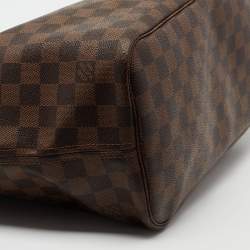 Louis Vuitton Damier Ebene Canvas Neverfull MM Tote Bag