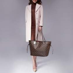 Louis Vuitton Damier Ebene Canvas Neverfull MM Tote Bag